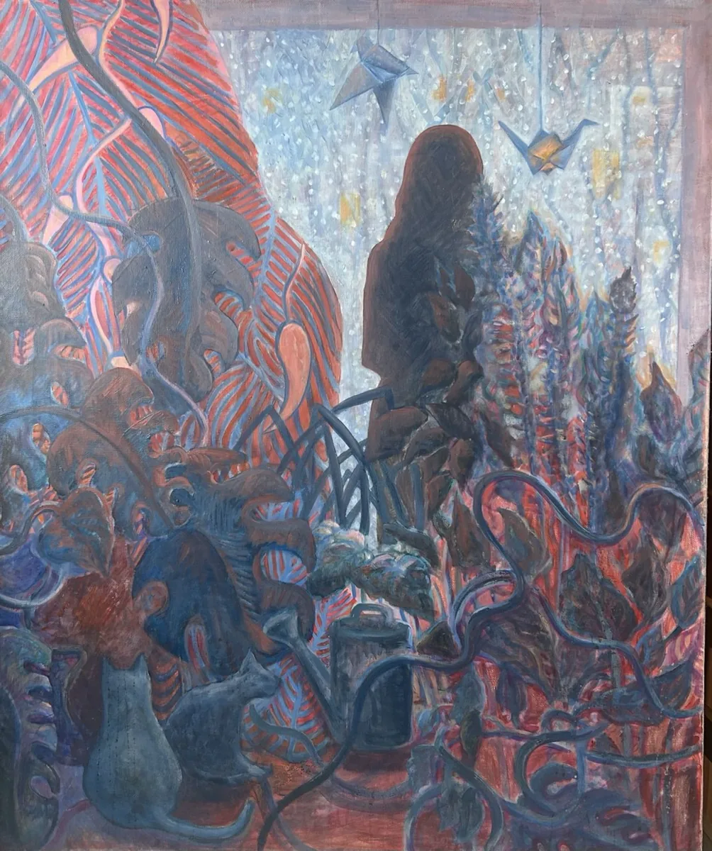 Свой мир. 2018. Холст, масло 120х100