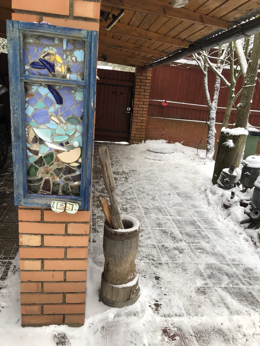 Окно. Пейзаж. Мозаика. , 