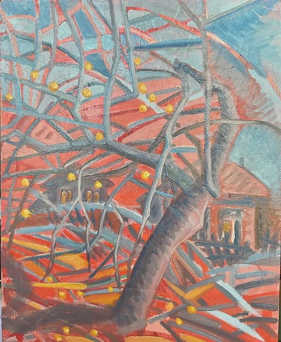 Конец октября. 2021. Холст, масло. 50х40