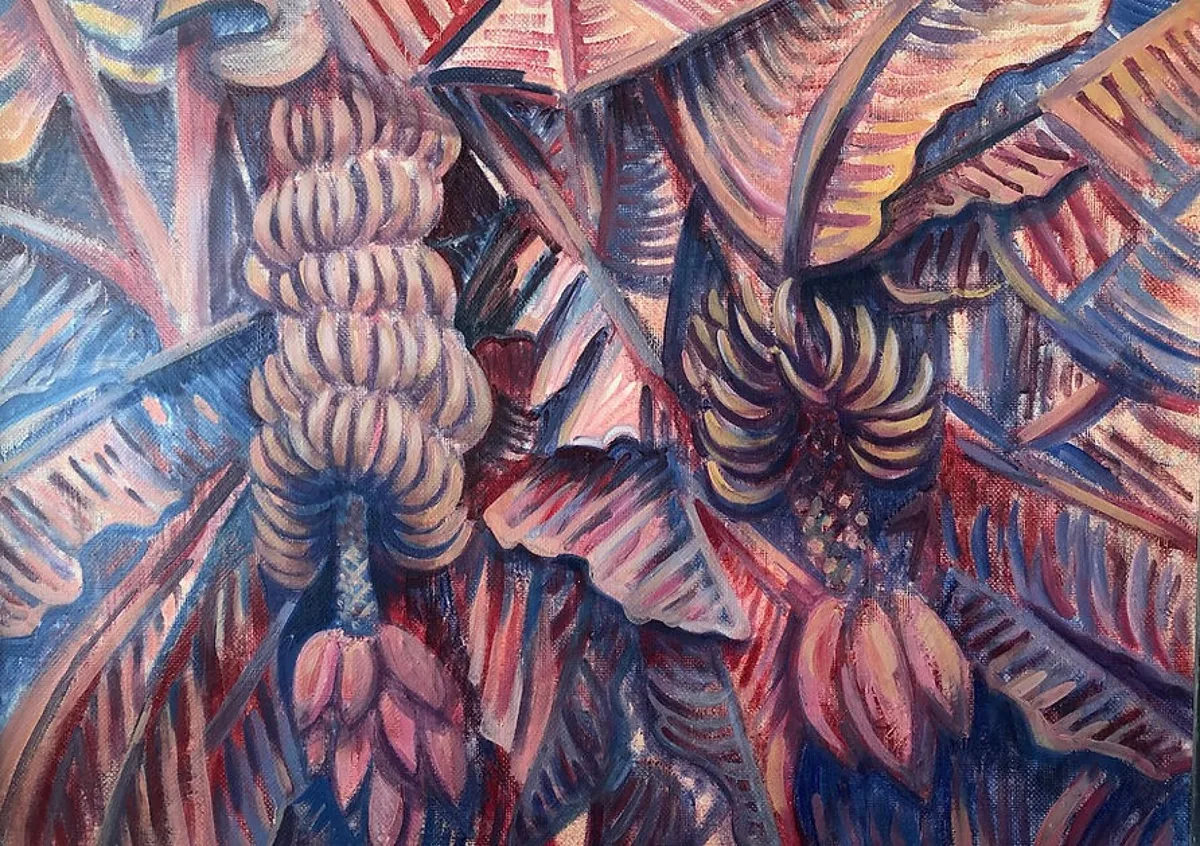 Бананы. 2018. Холст, масло. 60х80