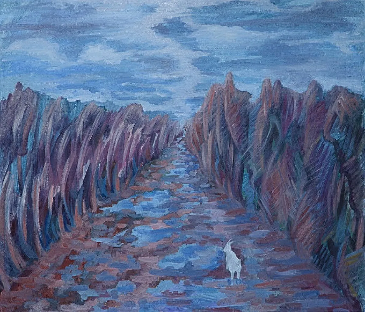 Козлик. 2018. Холст, масло. 70х80