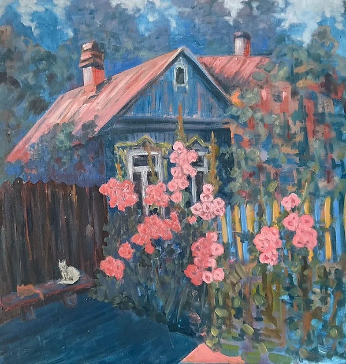Июль. Таруса. 2021. Холст, масло. 60х60