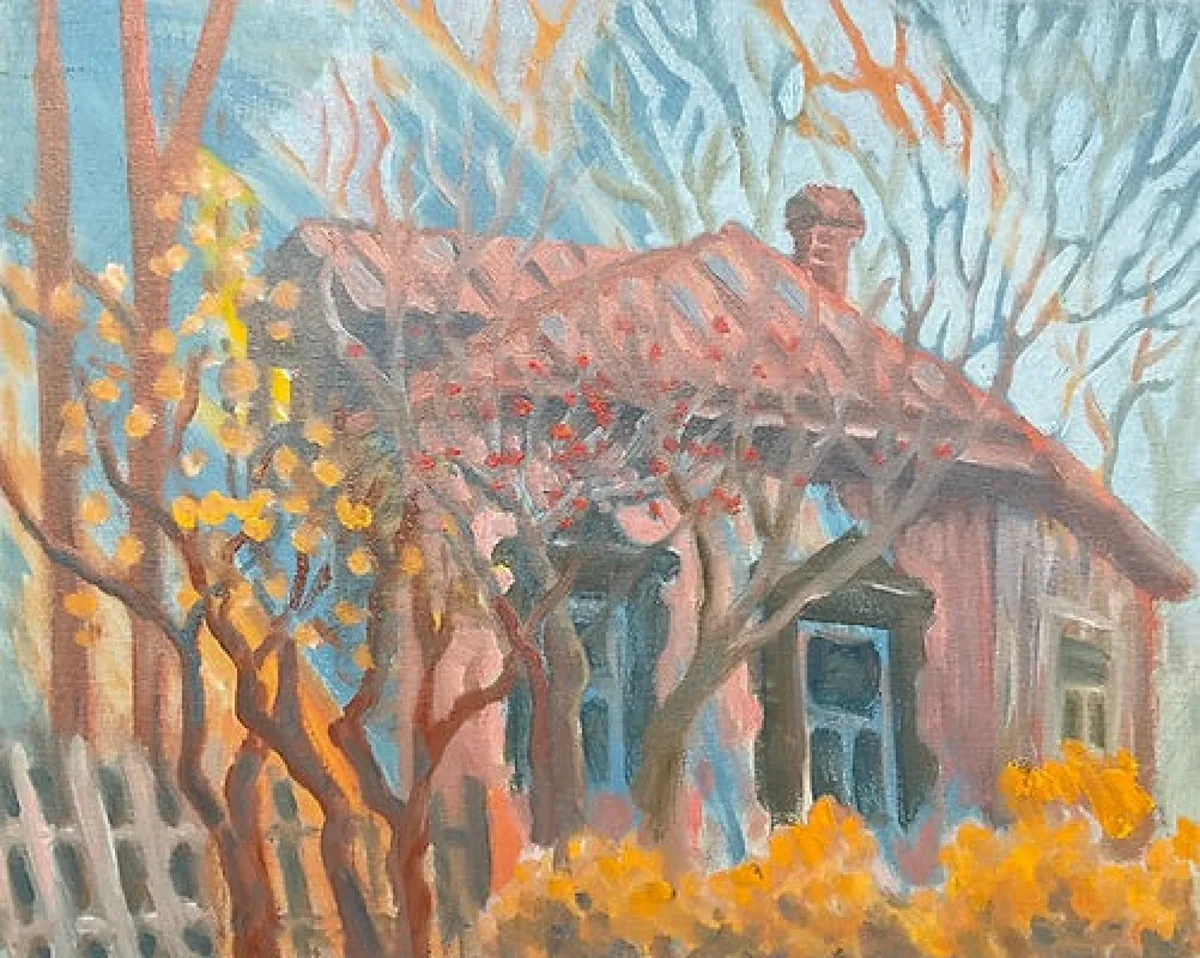 Осень. Таруса. 2021. Холст, масло. 40х50