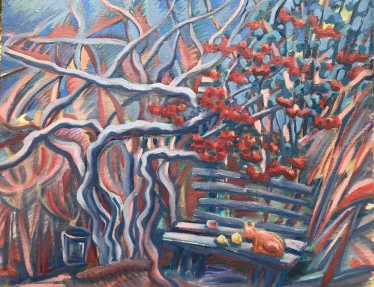 Осень. 2019. Холст, масло. 40х50
