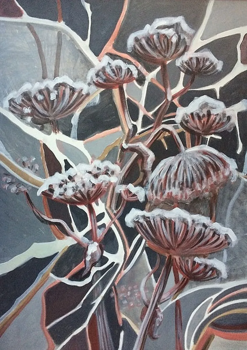 Зима. 2018. Холст, акрил. 70х50