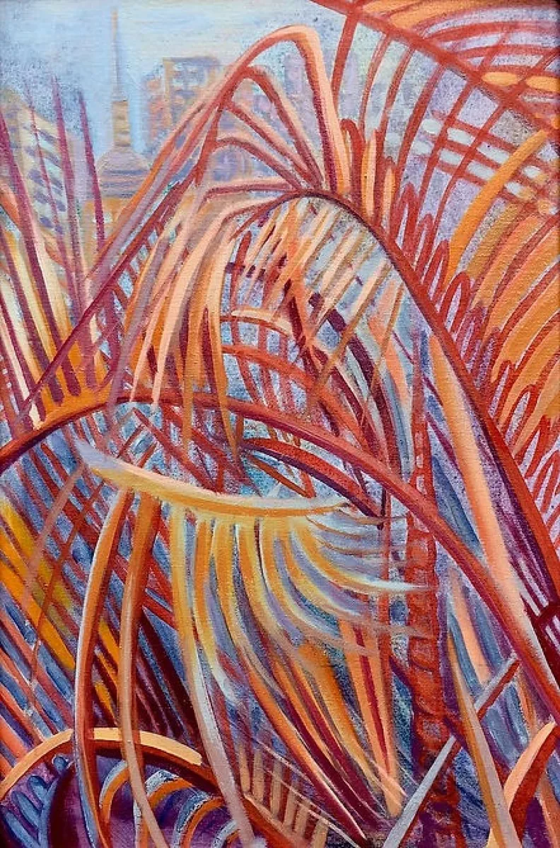 Гонконг. 2018. Холст на картоне, масло. 60х40