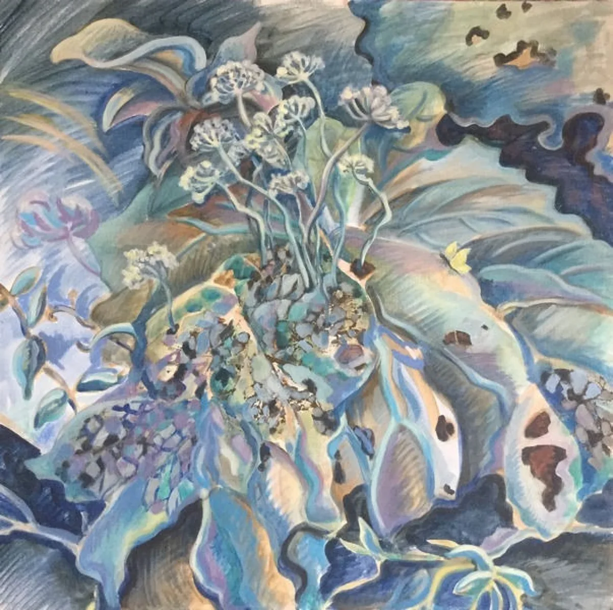 Лопухи. 2016. Холст, акрил. 60х60
