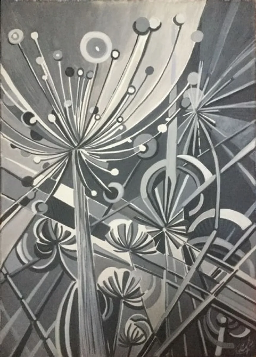 Атомистика. 2015. Холст, акрил. 70х50
