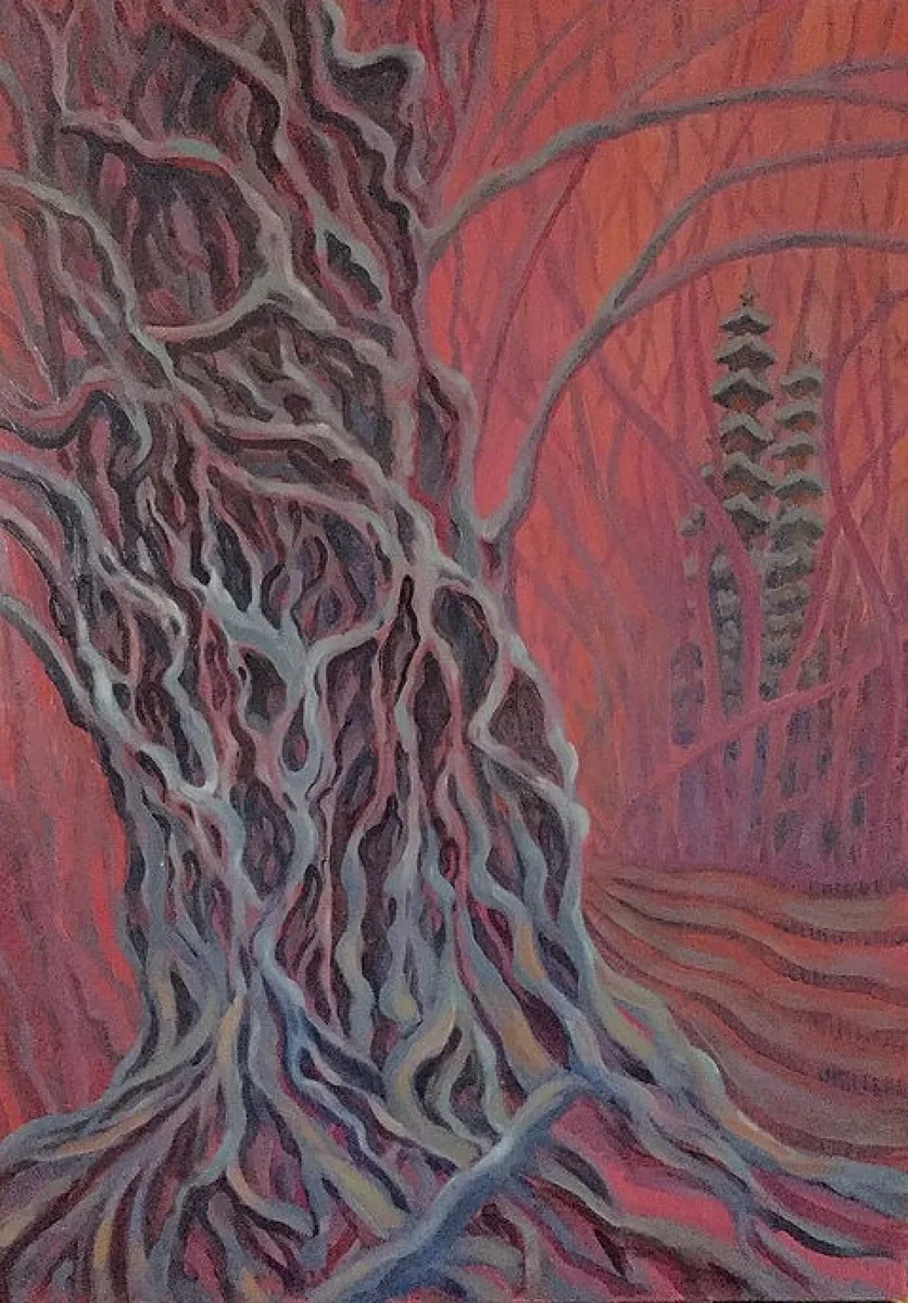 Теодицея. 2018. Холст, масло. 105х75