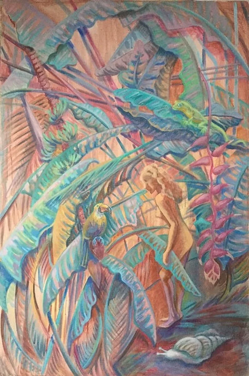 Рай. 2017. Холст, акрил. 90х60