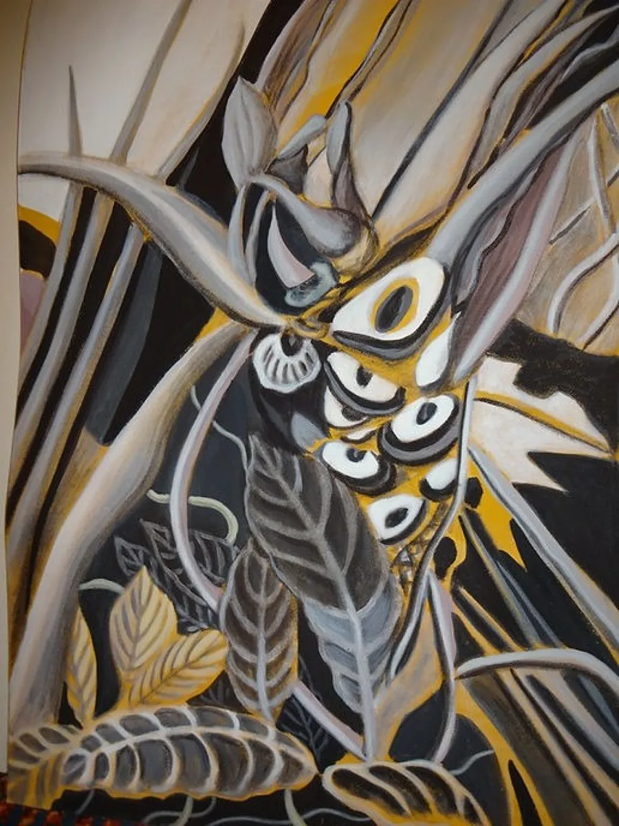 Тропики. 2013. Холст, темпера. 67х47