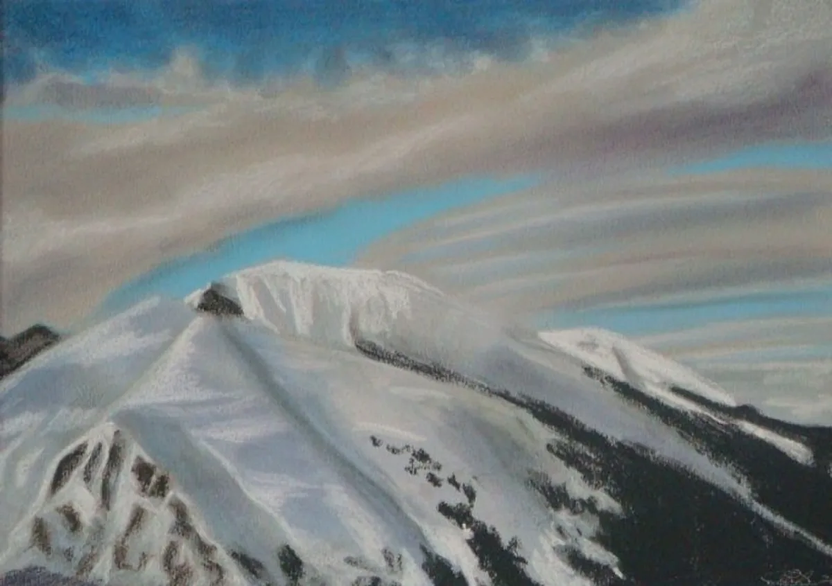 Пирин. Болгария. 2008. Бумага, пастель. 24х34
