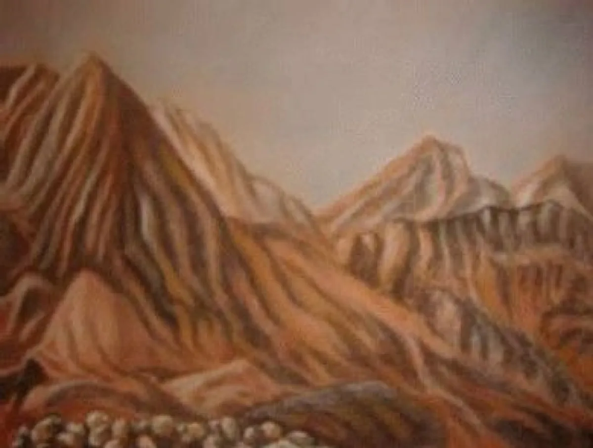 Молчание гор. Болгария. 2009. Бумага, пастель. 52х72